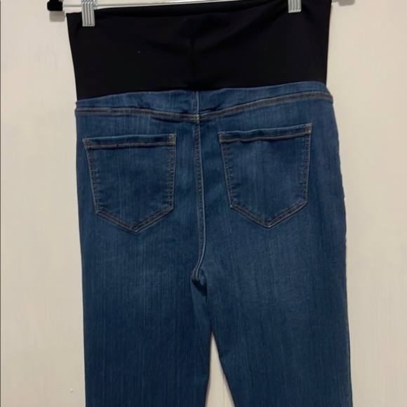 Women's Blue Maternity Ankle Skinny Jeans Size 10 - Picture 5 of 11
